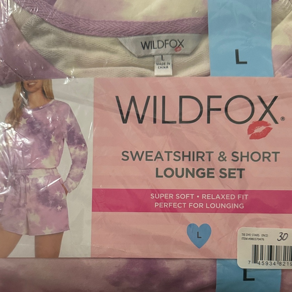Wildfox Lavender Star Lounge Set